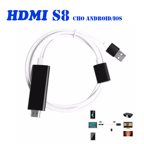 Dây HDMI xuất ra TV chưa đầy 1 nốt nhạc cho tất cả các loại điện thoại Android/IOS