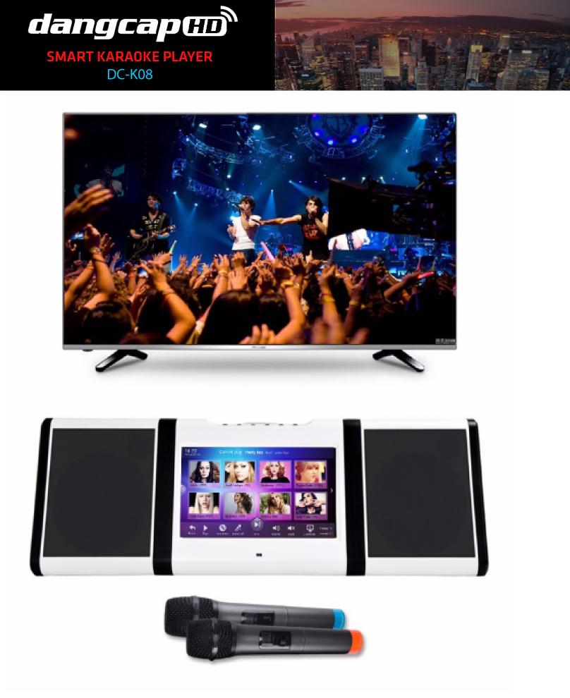 Smart Karaoke Player DangcapHD DC K8 màn hình cảm ứng 10.1inch, Rockchip 3188