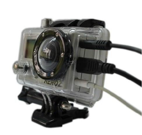 Vỏ chống nước cấp điện nguồn ngoài Gopro Hero 2 GP33