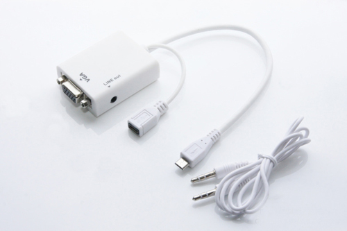 Cáp MICRO USB sang VGA có hỗ trợ Audio