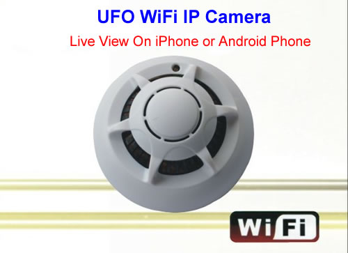 UFO wifi camera, quan sát bằng điện thoại