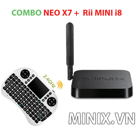 Combo Neo X7 + Bàn Phím Rii i8